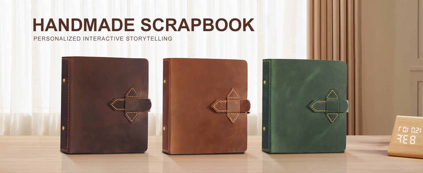 leather scrapbook