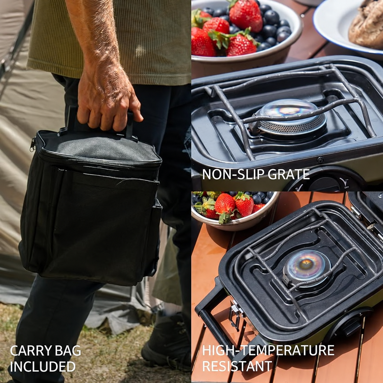 Burner Folding Camping Stove 
