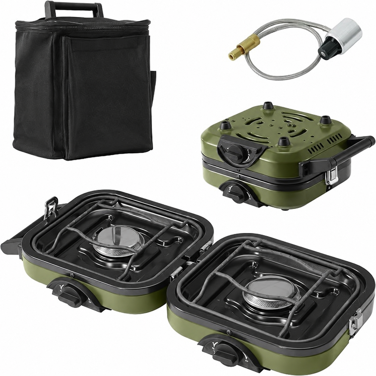 Burner Folding Camping Stove 