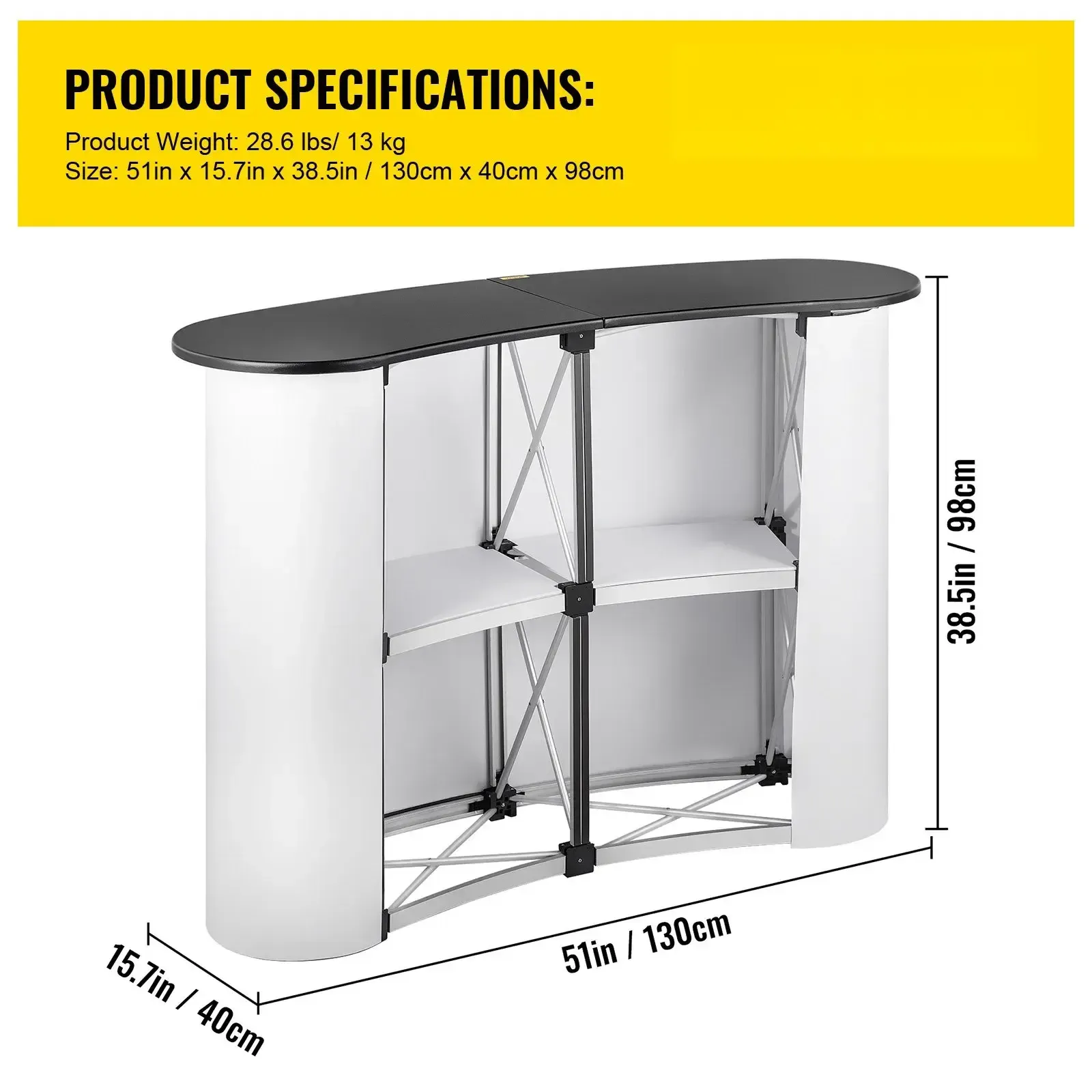 Portable Tension-Fabric Display Stand