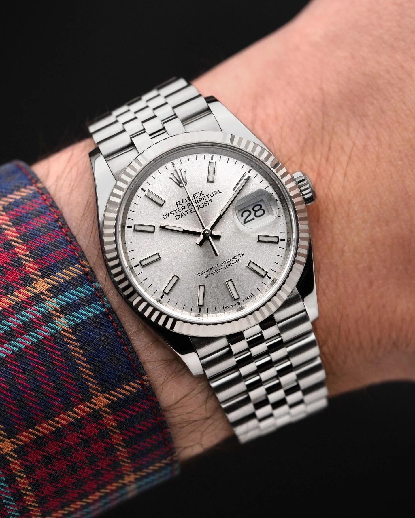 Zahlung per Nachnahme, Qualität garantiert.Land-Dweller 40 mm 127334 – Luxus Uhr aus Oystersteel & Weißgold