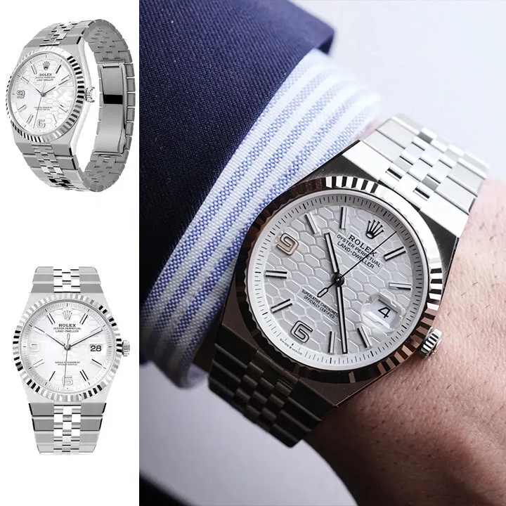 Land-Dweller 40 mm 127334 – Luxus Uhr aus Oystersteel & Weißgold
