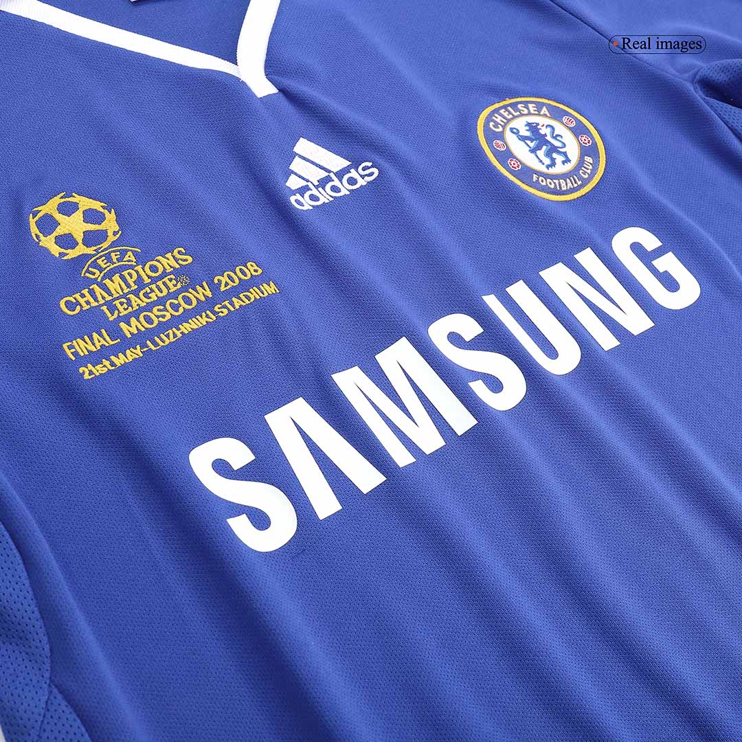 Chelsea Retro Hjemmebanetrøje 2008 UCL UCL Final – Billede 7