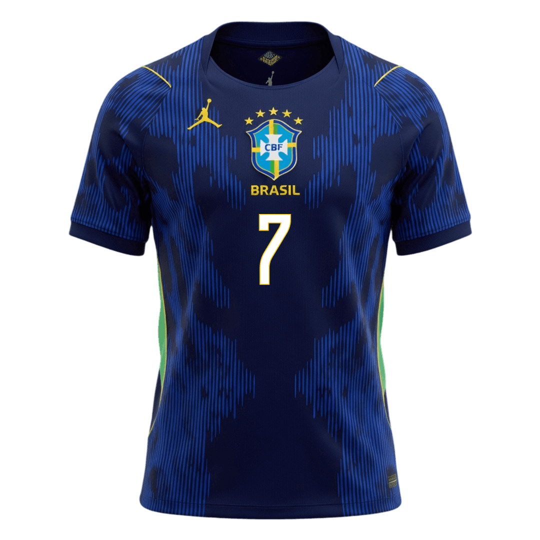 Brazil World Cup Udebanetrøje 2026 VINI JR. #7 – Billede 9