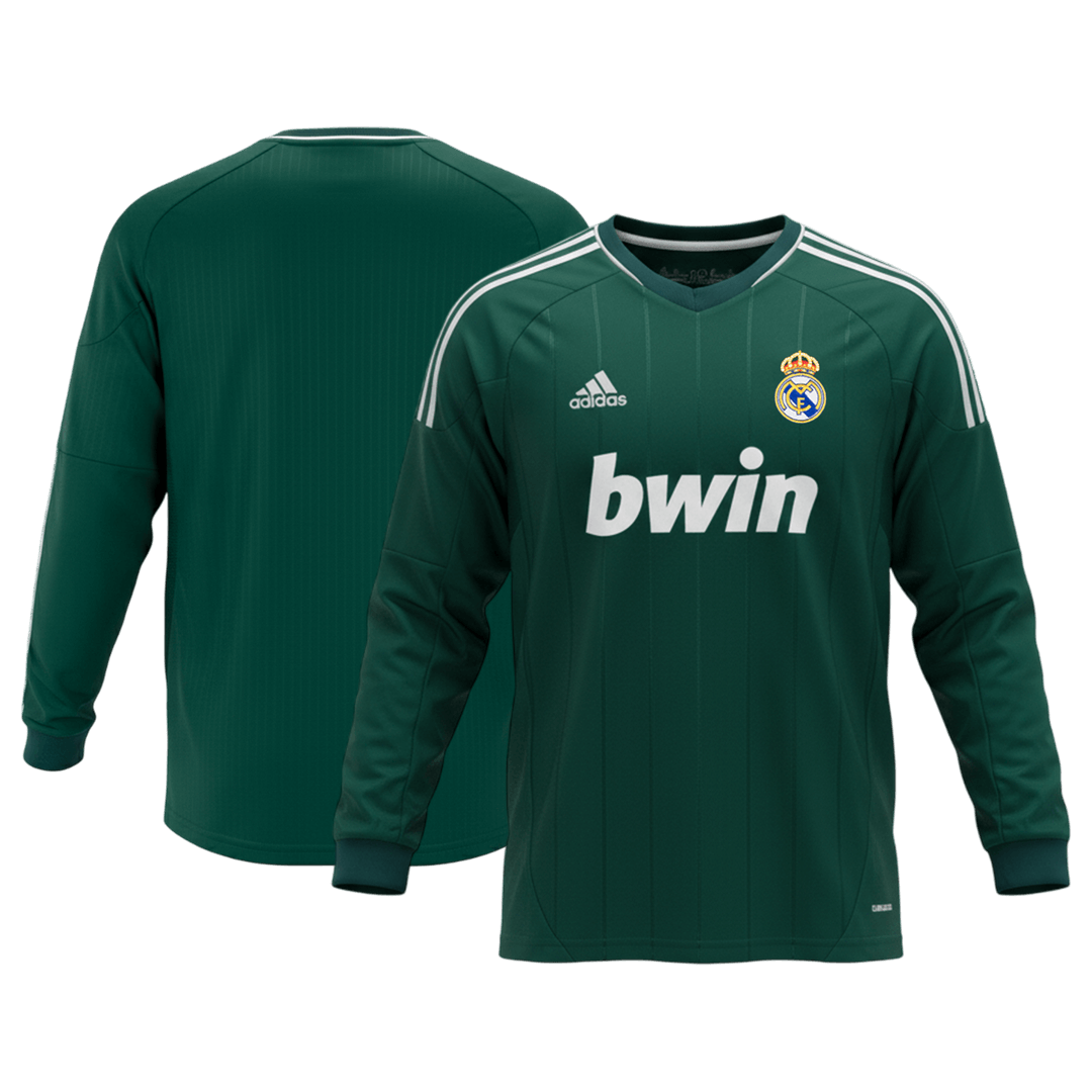 Real Madrid Retro Langærmet Tredjebanetrøje 2012/13 – Billede 8