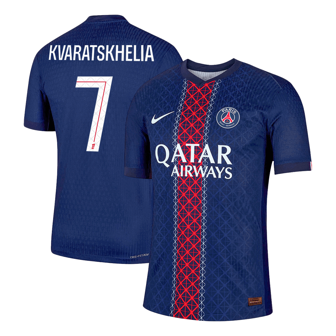 PSG Hjemmebanetrøje Spillerversion 2025/26 KVARATSKHELIA #7