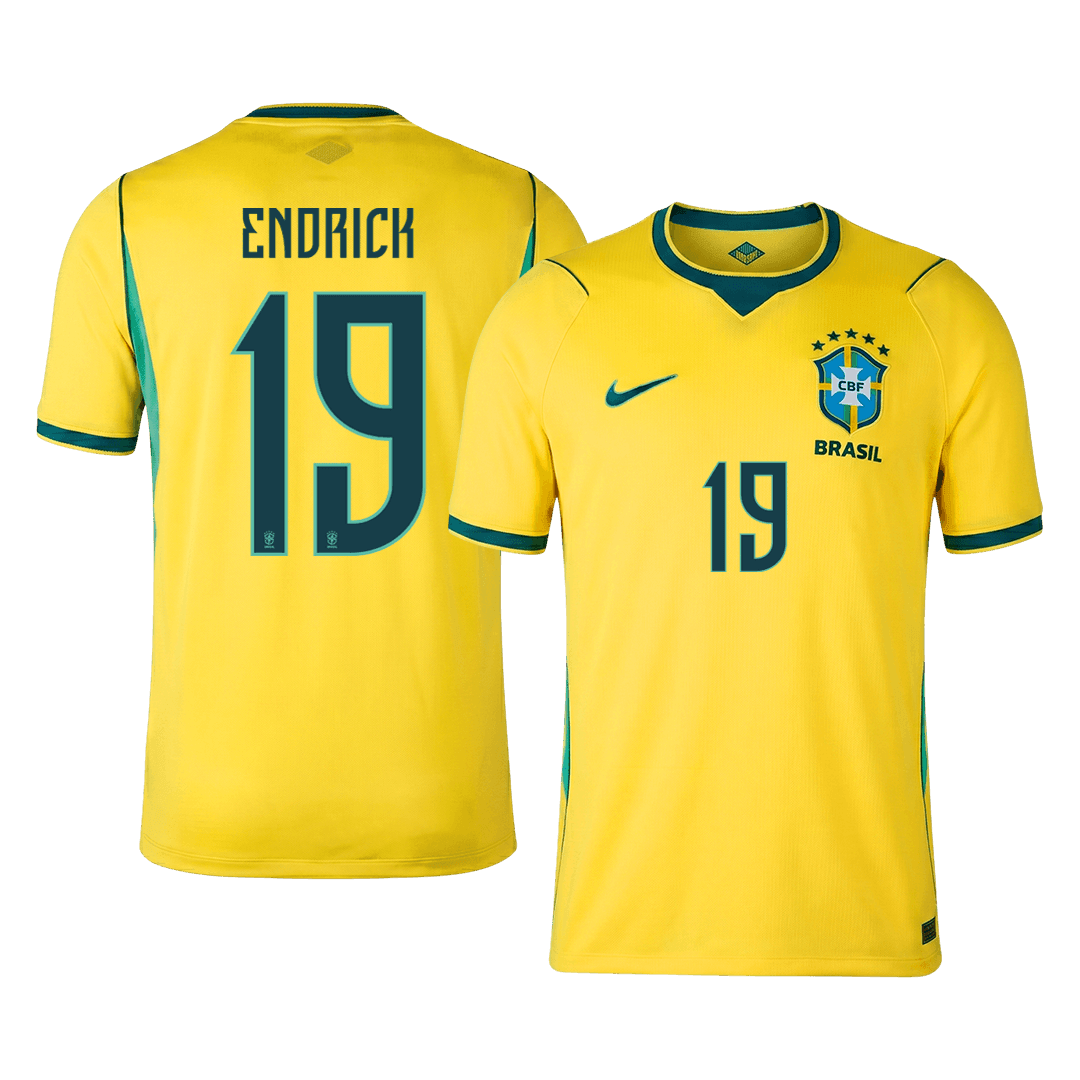 Brazil World Cup Hjemmetrøje 2026 ENDRICK #19