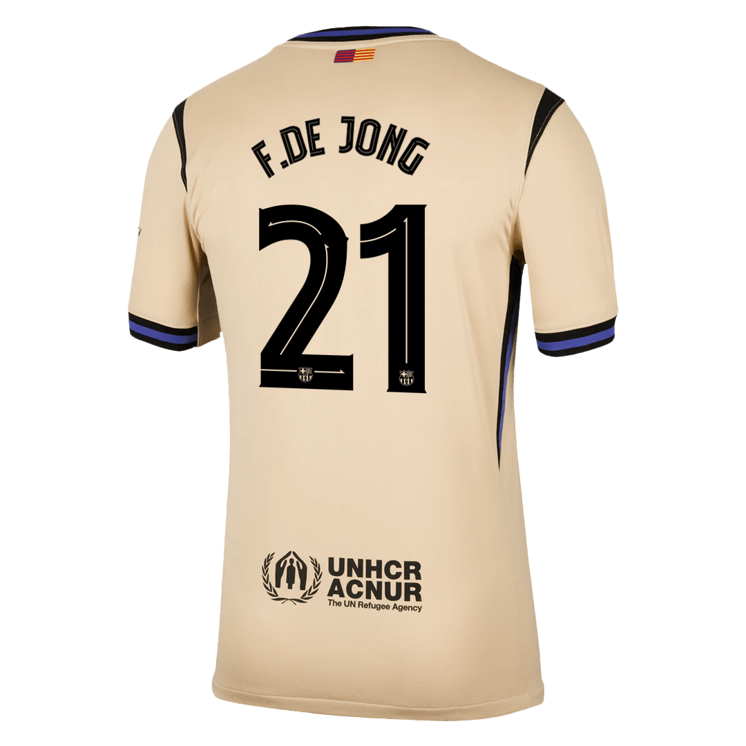 Barcelona Udebanetrøje 2025/26 UCL F.DE JONG #21