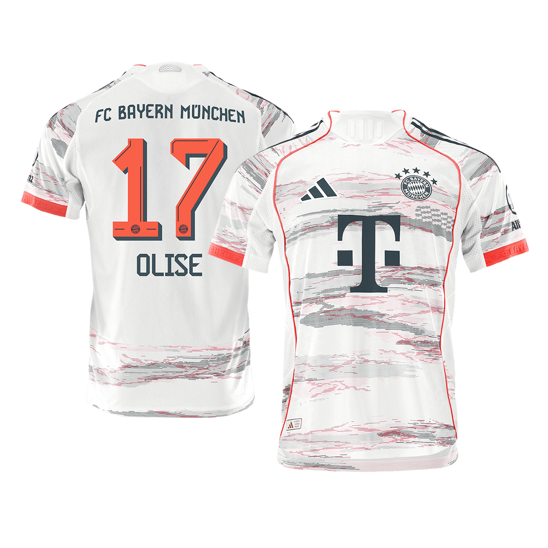 Bayern Munich Udebanetrøje Spillerversion 2025/26 OLISE #17
