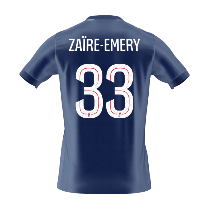 PSG Hjemmetrøje 2025/26 ZAïRE EMERY #33 [PREMIUM]