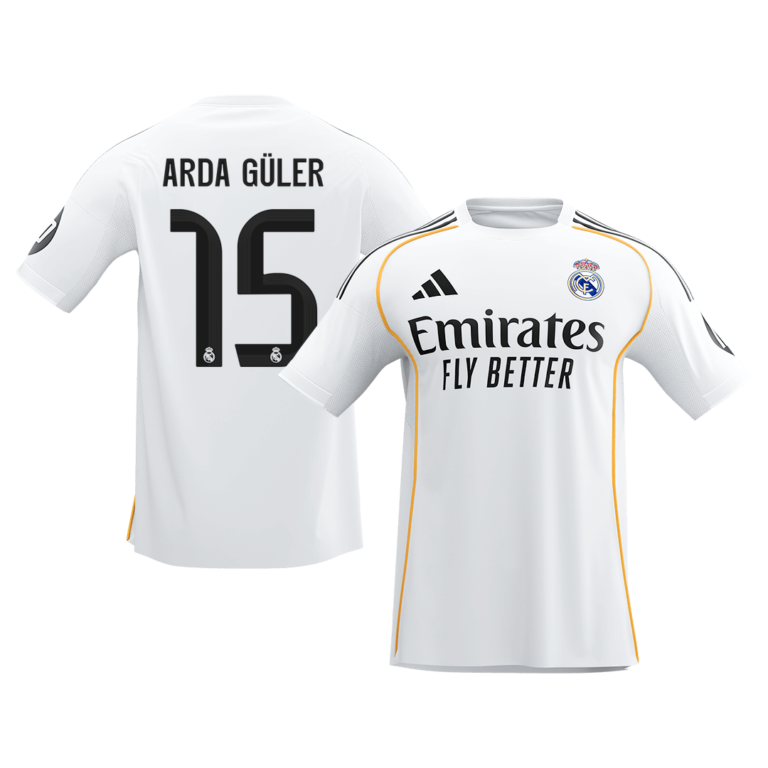 Real Madrid Hjemmetrøje 2025/26 ARDA GÜLER #15