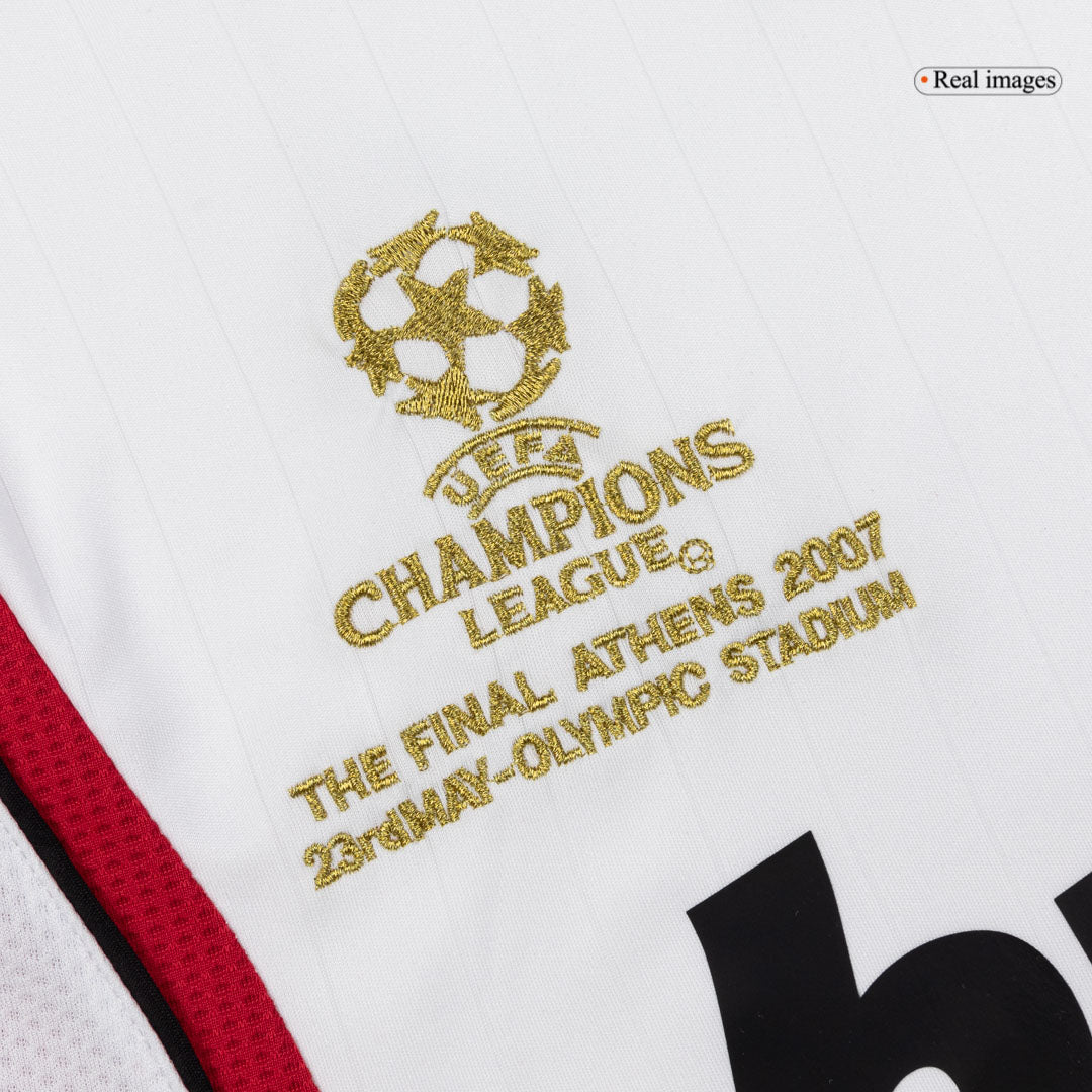 AC Milan Retro Langærmet Udebanetrøje 2006/07 – Billede 6
