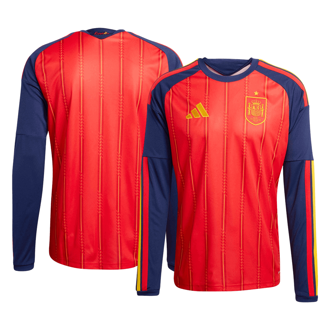 Spain World Cup Langærmet Hjemmebanetrøje 2026 – Billede 2