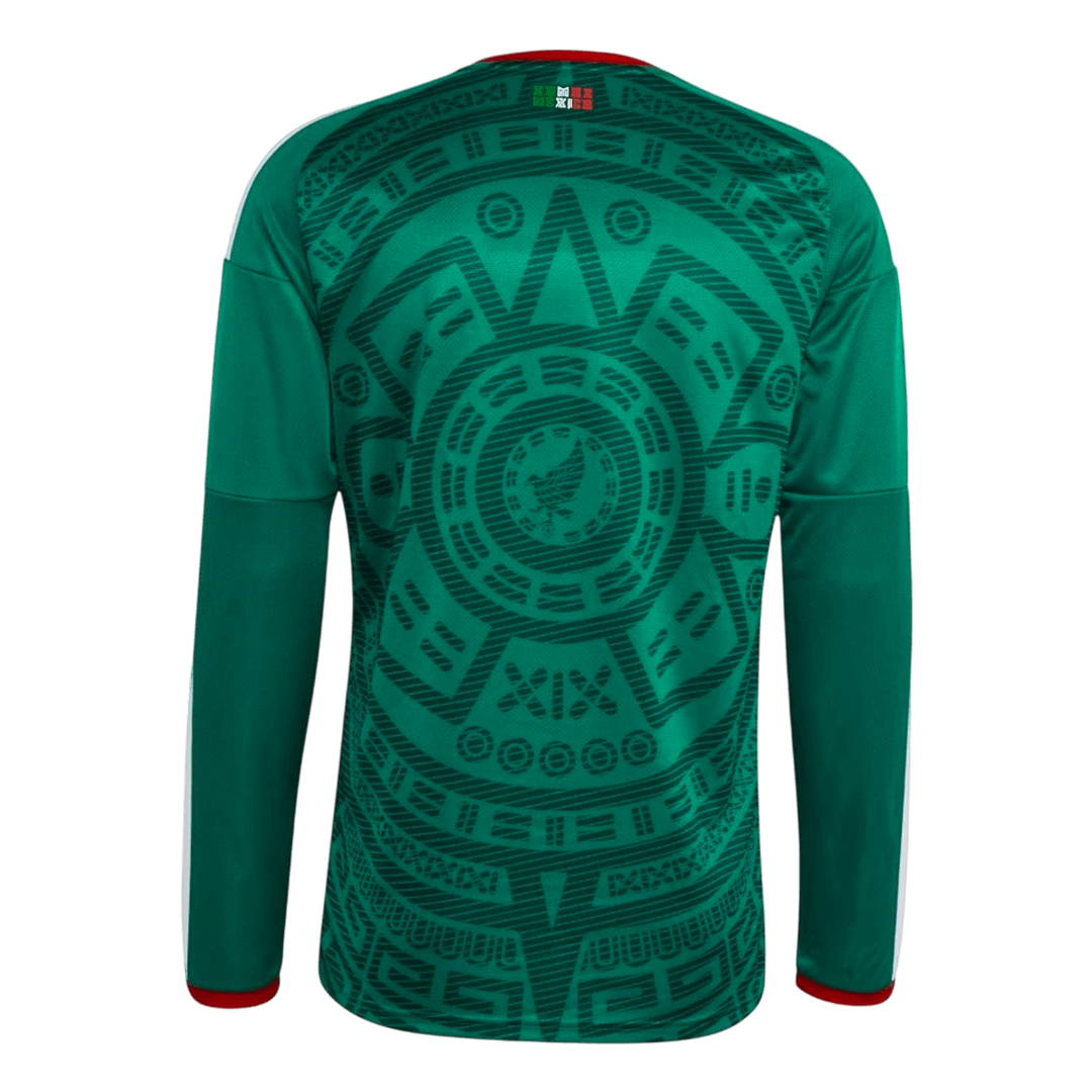 Mexico World Cup Langærmet Hjemmebanetrøje 2026 – Billede 9