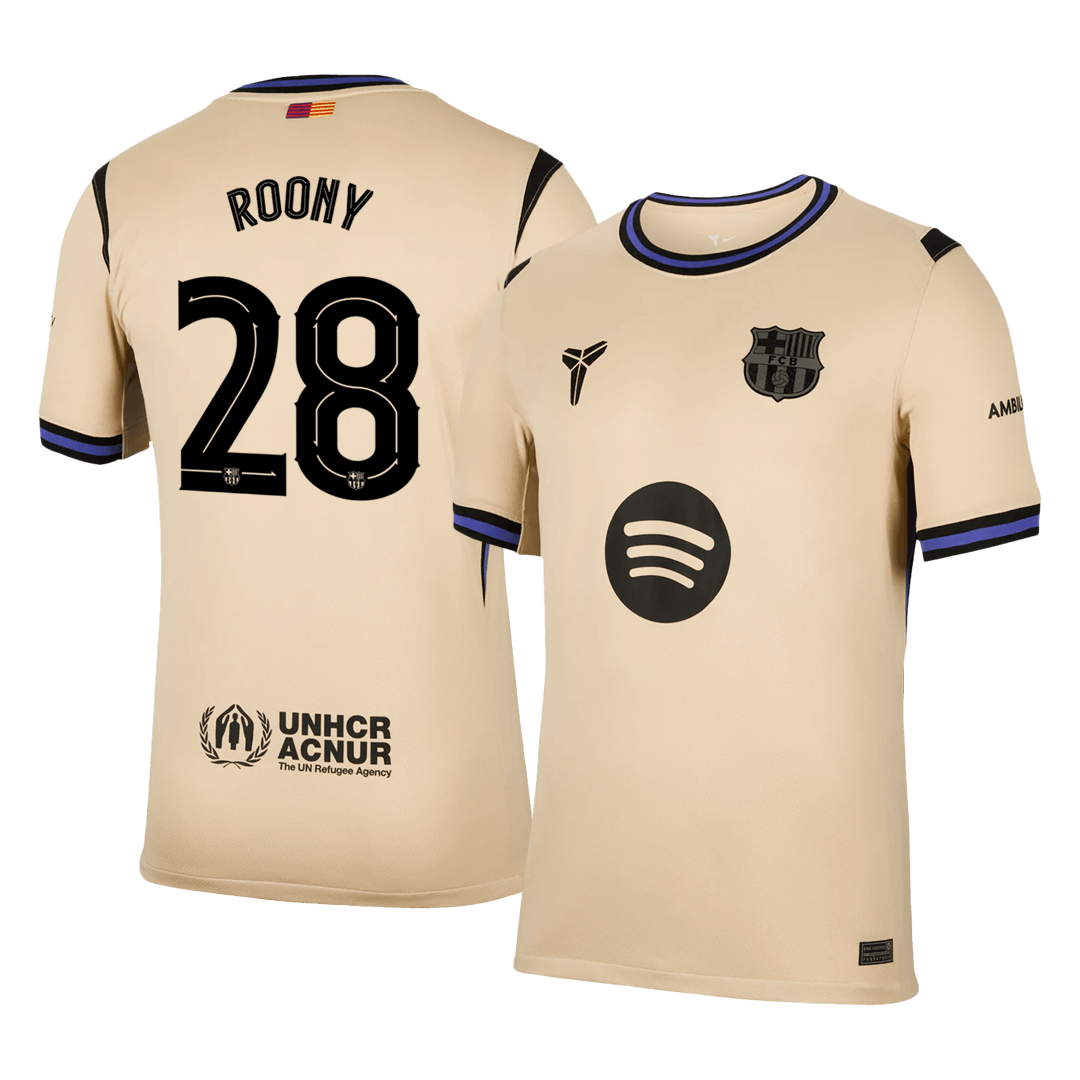 Barcelona Udebanetrøje 2025/26 ROONY #28