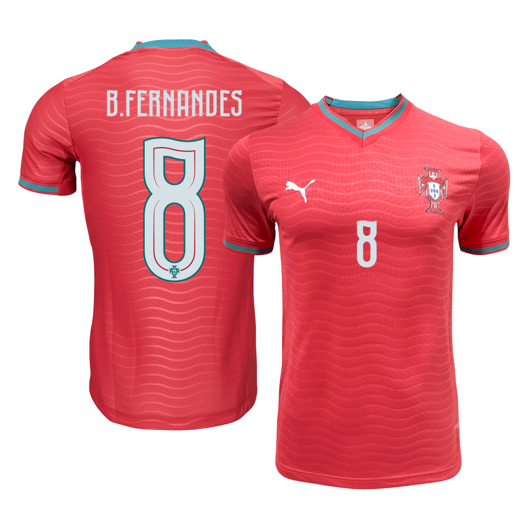 Portugal World Cup Hjemmebanetrøje Spillerversion 2026 B.FERNANDES #8