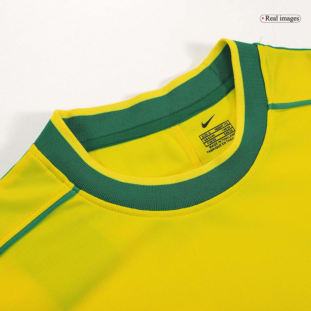 Brazil Retro Hjemmebanetrøje 1998 – Billede 7
