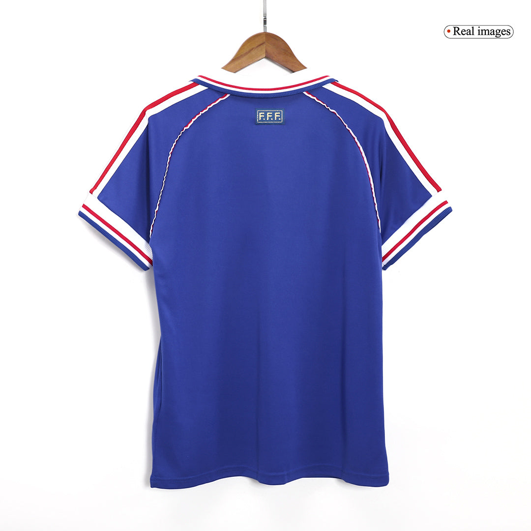 France World Cup Retro Hjemmebanetrøje 1998 – Billede 8
