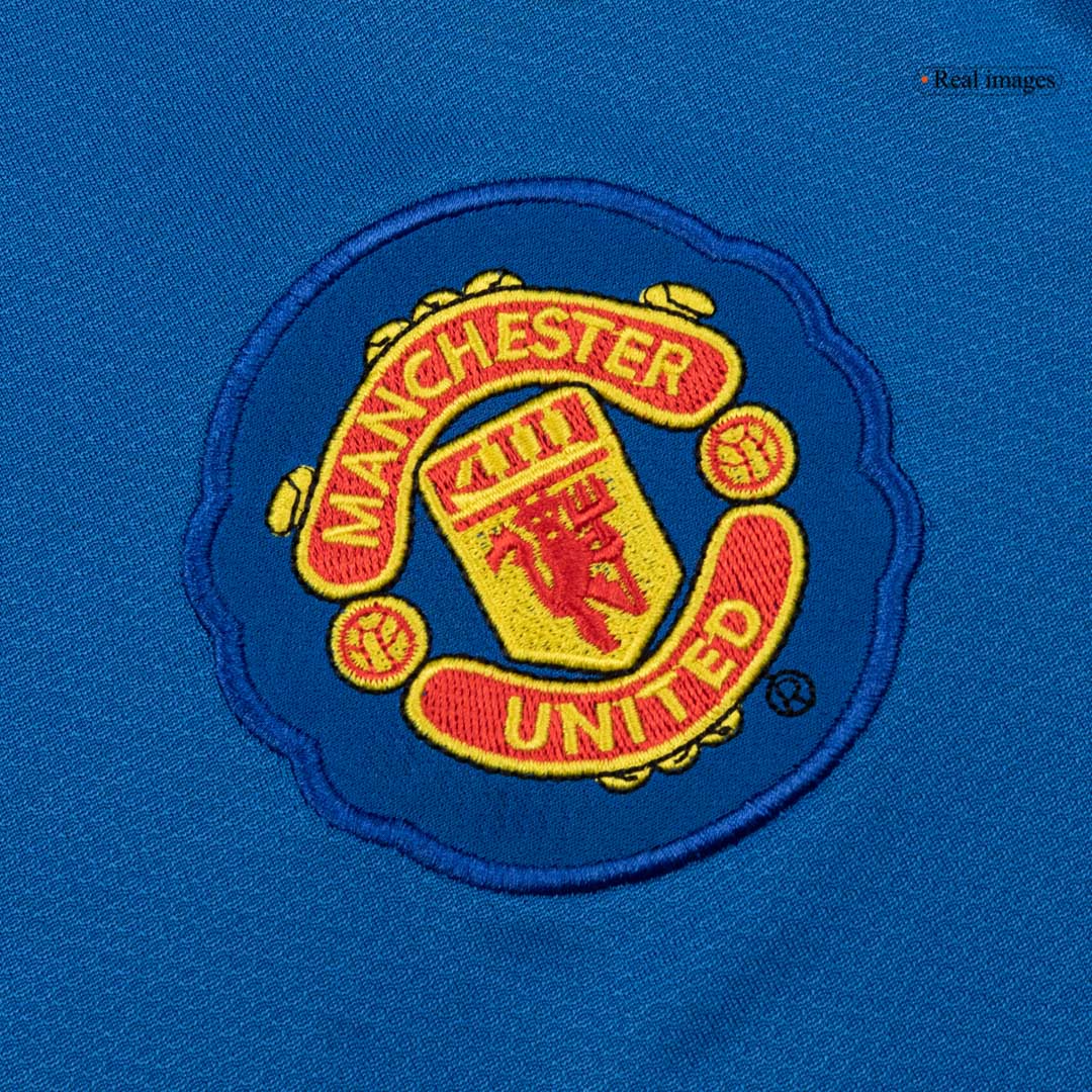 Manchester United Retro Langærmet Tredjebanetrøje 2008/09 – Billede 7