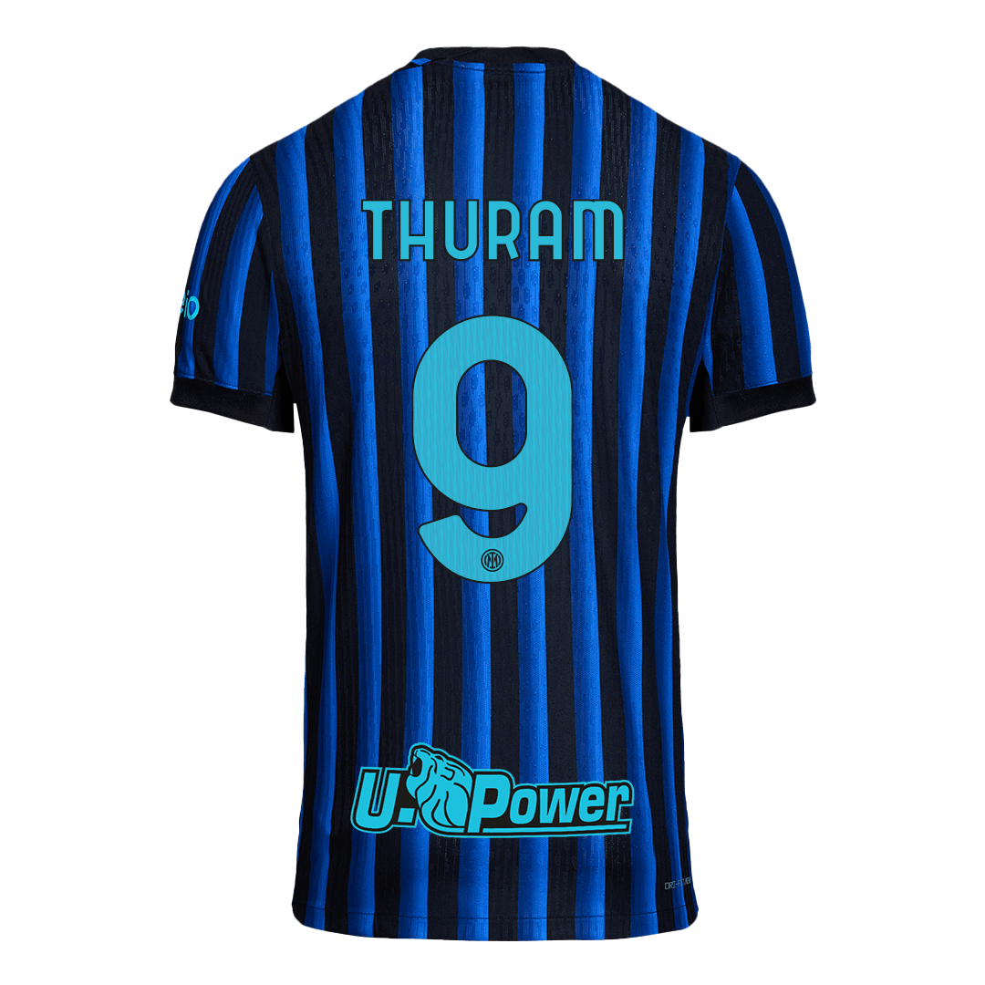 Inter Milan Hjemmebanetrøje Spillerversion 2025/26 THURAM #9 – Billede 13