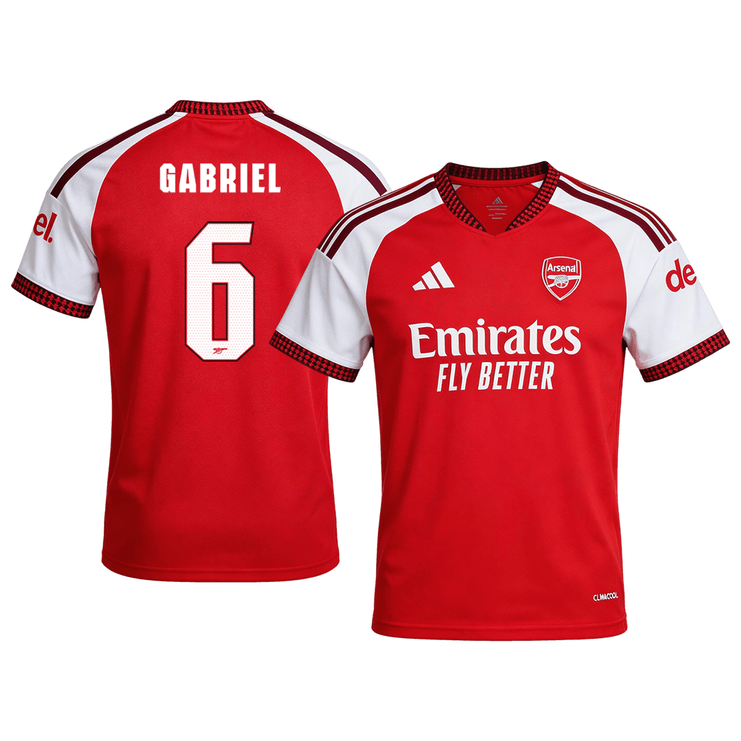 Arsenal Hjemmebanetrøje 2026/27 – GABRIEL #6 – UCL
