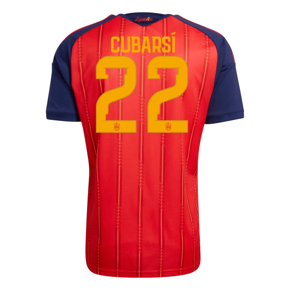 [Champion Edition] Spanien Hjemmebanetrøje VM 2026 – CUBARSÍ #22