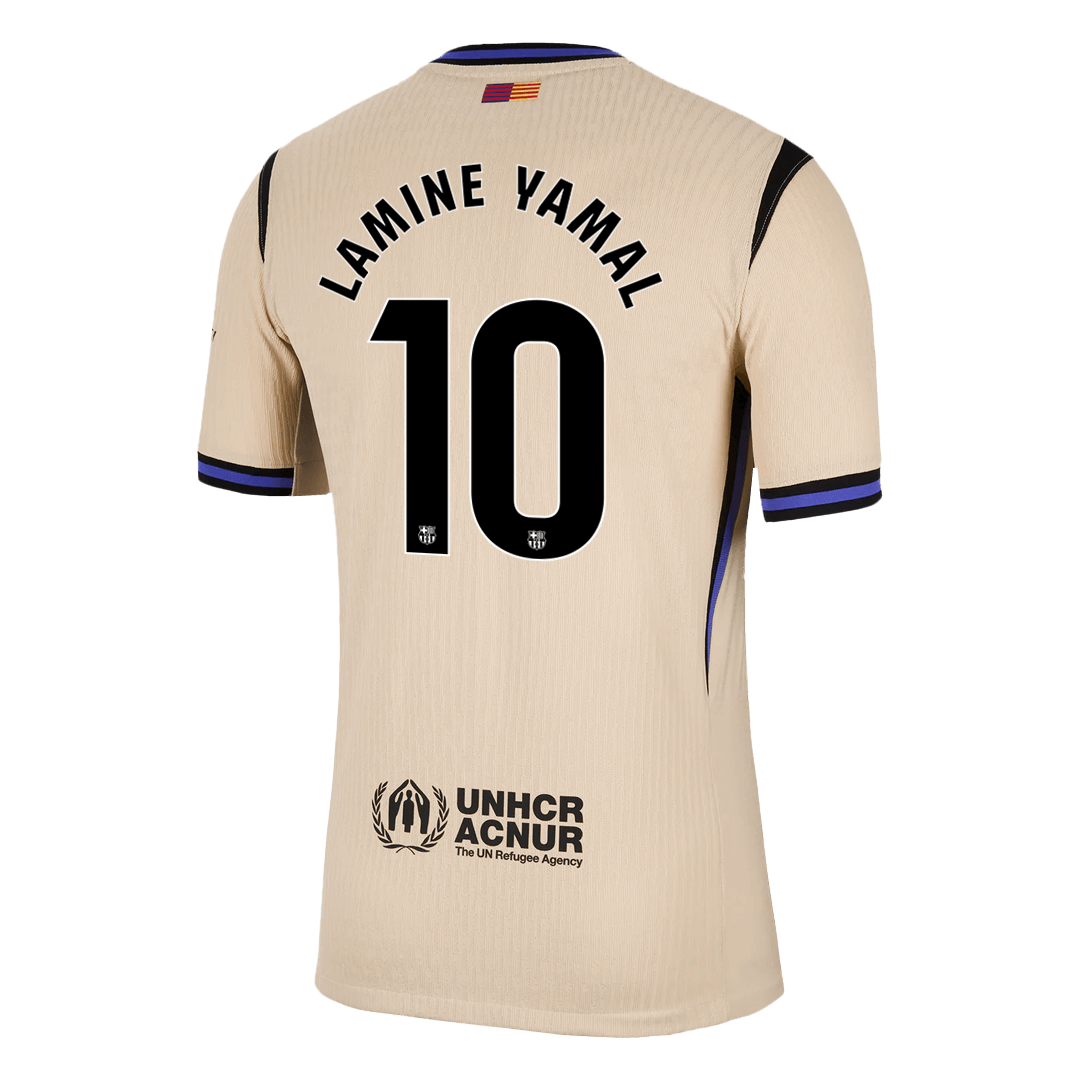 Barcelona Udebanetrøje Spillerversion 2025/26 LAMINE YAMAL #10 – Billede 14