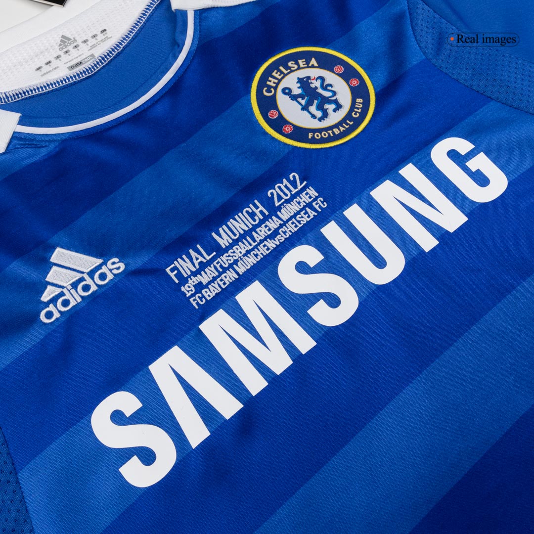 Chelsea Retro Langærmet Hjemmebanetrøje 2011/12 – Billede 5