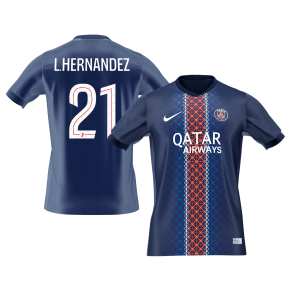 PSG Hjemmetrøje 2025/26 L.HERNANDEZ #21 [PREMIUM]