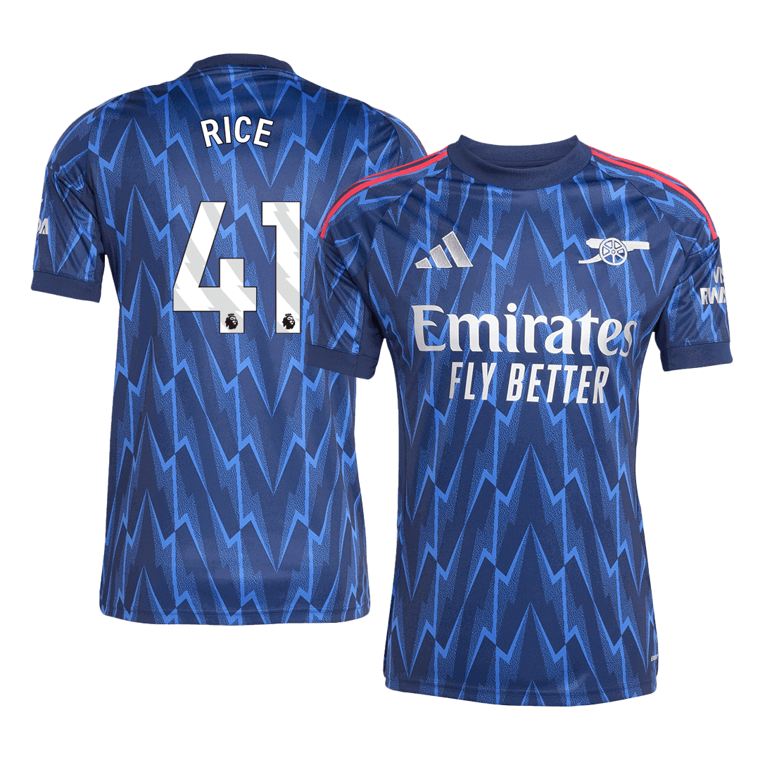 Arsenal Udebanetrøje 2025/26 RICE #41