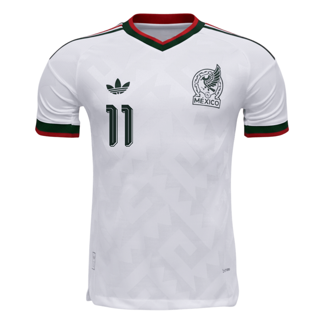 Mexico World Cup Udebanetrøje Spillerversion 2026 S.GIMENEZ #11 – Billede 9