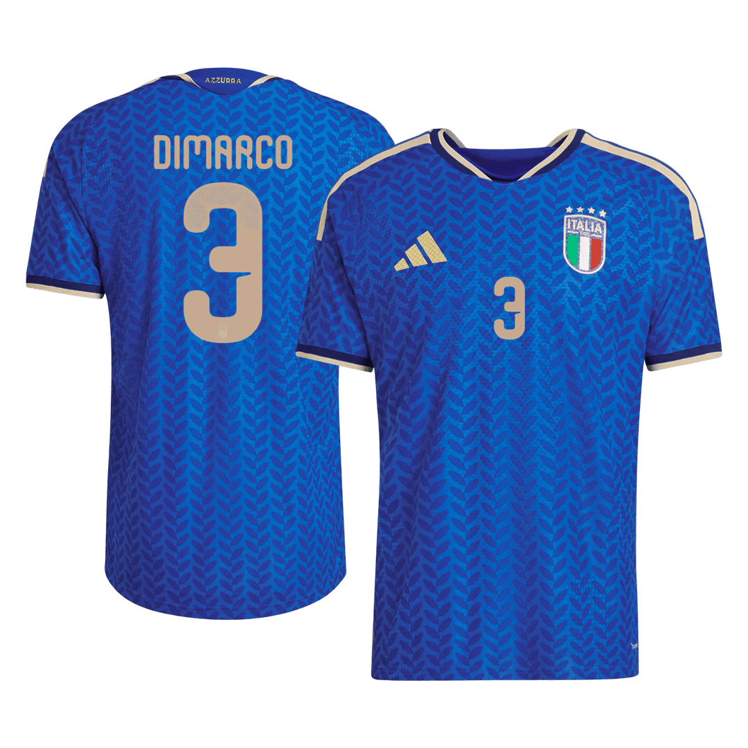 Italy World Cup Hjemmebanetrøje Spillerversion 2026 DIMARCO #3
