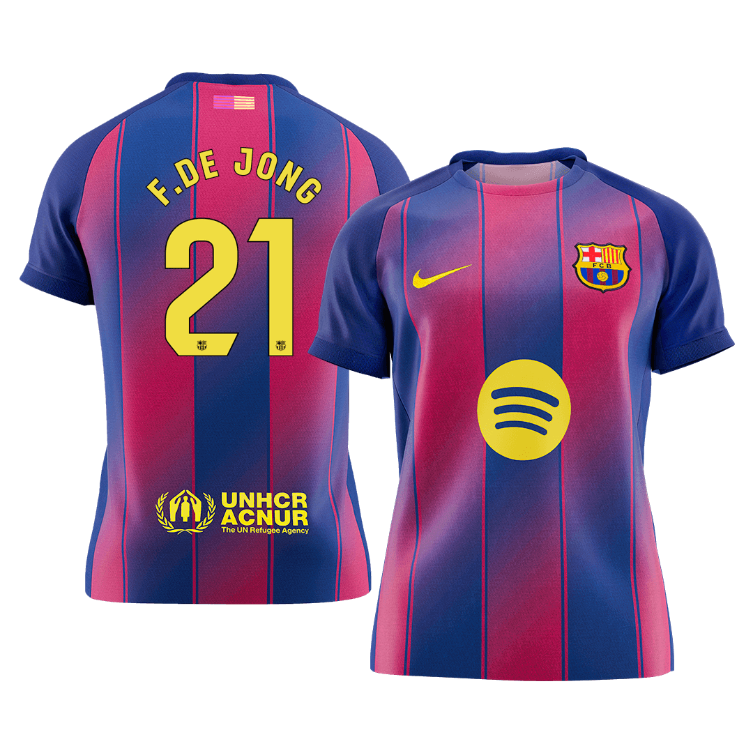 Barcelona Hjemmetrøje 2025/26 F.DE JONG #21