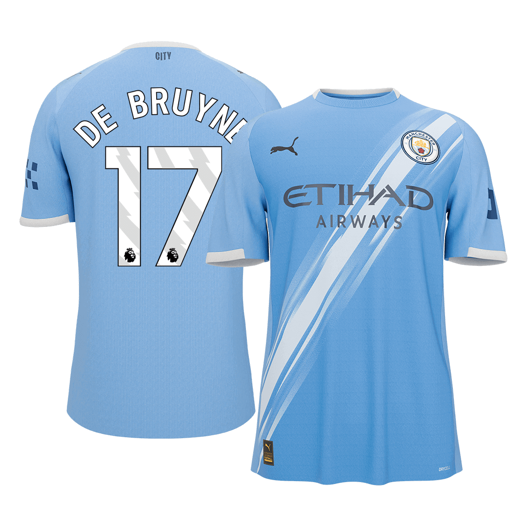 Manchester City Hjemmetrøje 2025/26 DE BRUYNE #17 [PREMIUM]