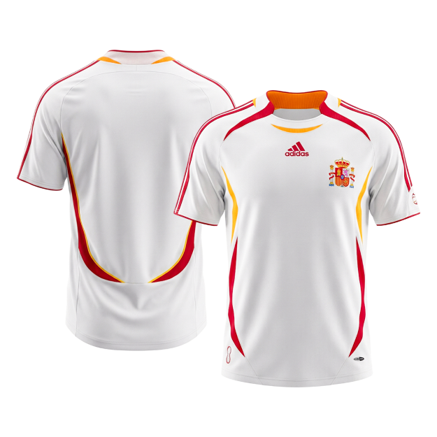 Spain Retro Udebanetrøje 2006 – Billede 9