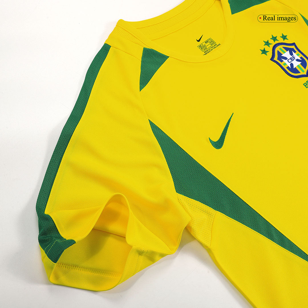 Brazil Retro Hjemmebanetrøje 2002/03 – Billede 6