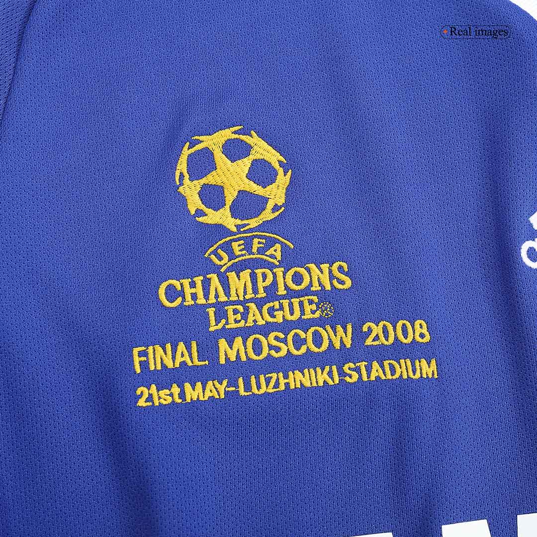 Chelsea Retro Hjemmebanetrøje 2008 UCL UCL Final – Billede 8