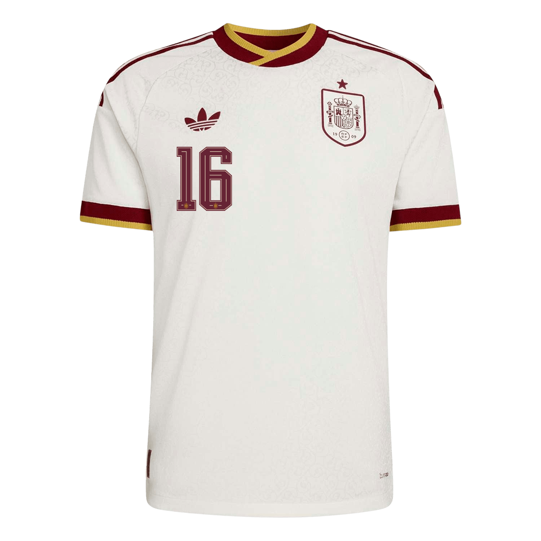 Spain World Cup Udebanetrøje Spillerversion 2026 RODRIGO #16 – Billede 9