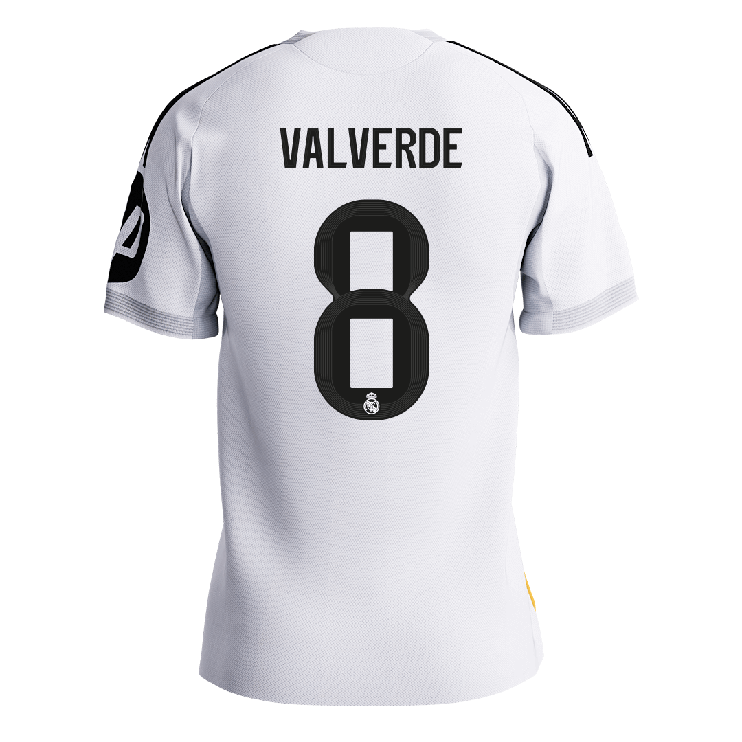 Real Madrid Hjemmebanetrøje Spillerversion 2025/26 VALVERDE #8 [PREMIUM] – Billede 9