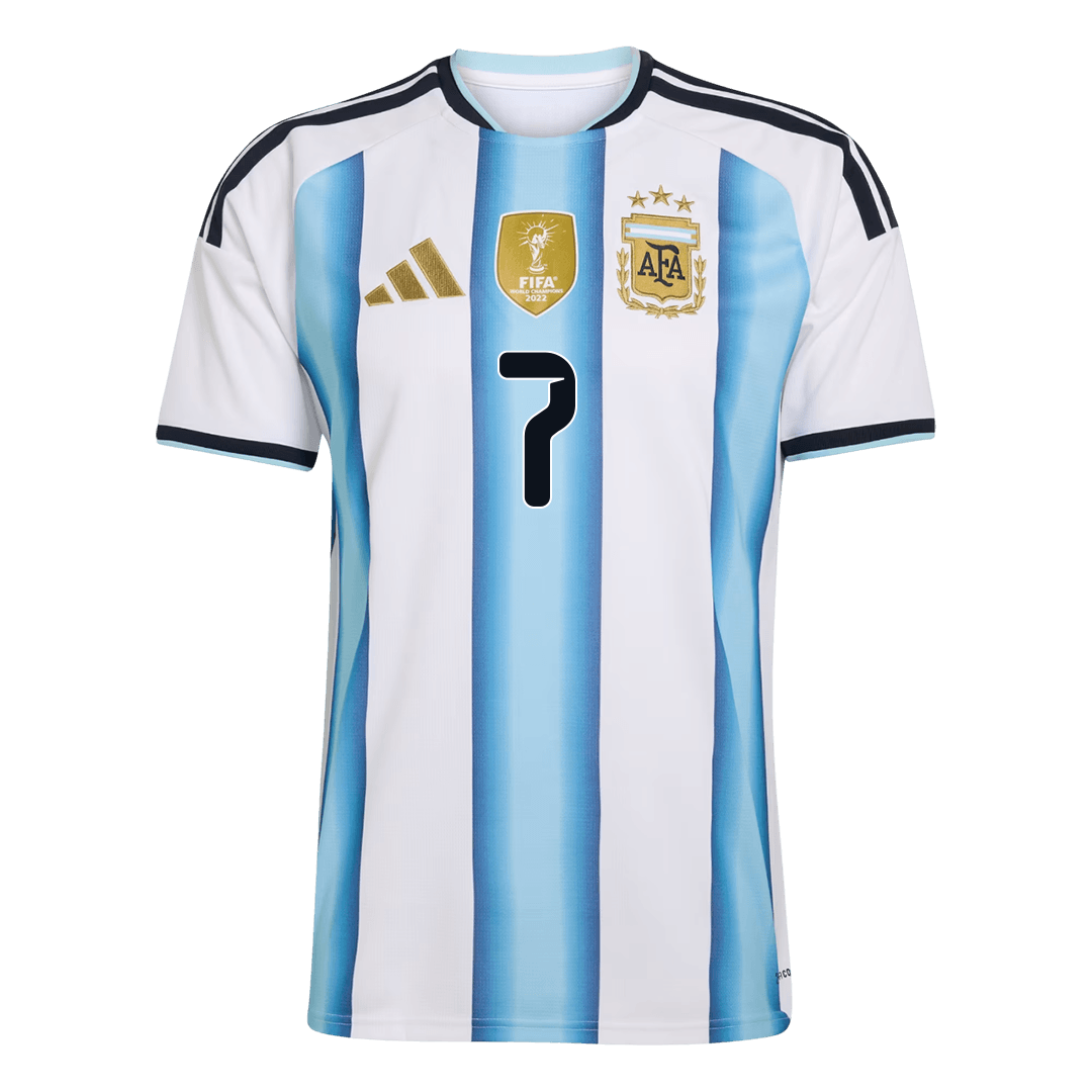 Argentina World Cup Hjemmetrøje 2026 DE PAUL #7 [PREMIUM] – Billede 9