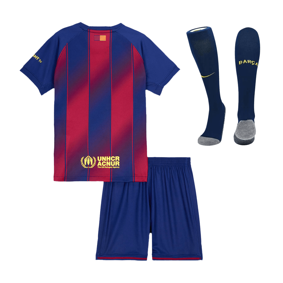Barcelona Hjemmebanesæt Børn 3-dele 2025/26 – Billede 16