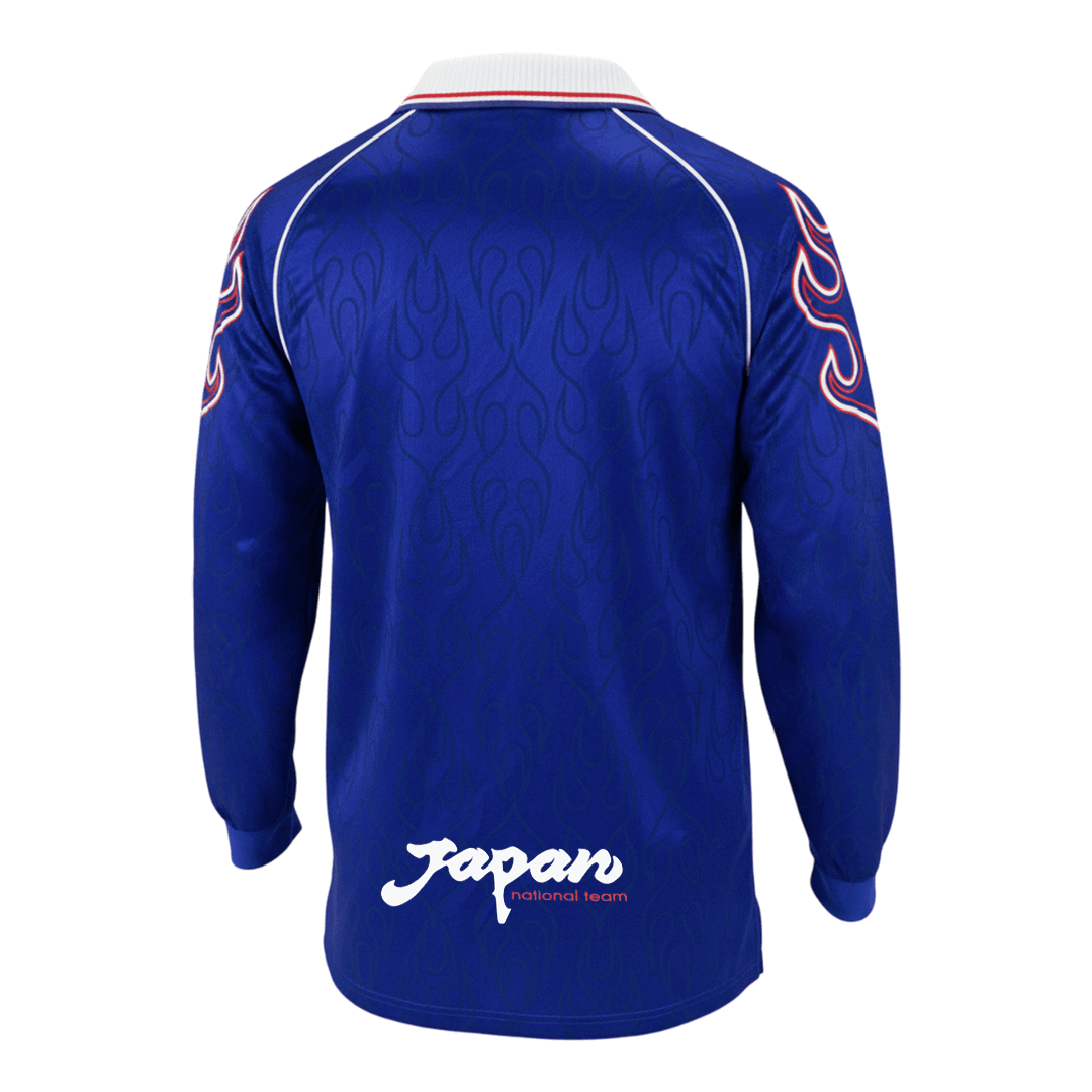 Japan World Cup Retro Langærmet Hjemmebanetrøje 1998 – Billede 8