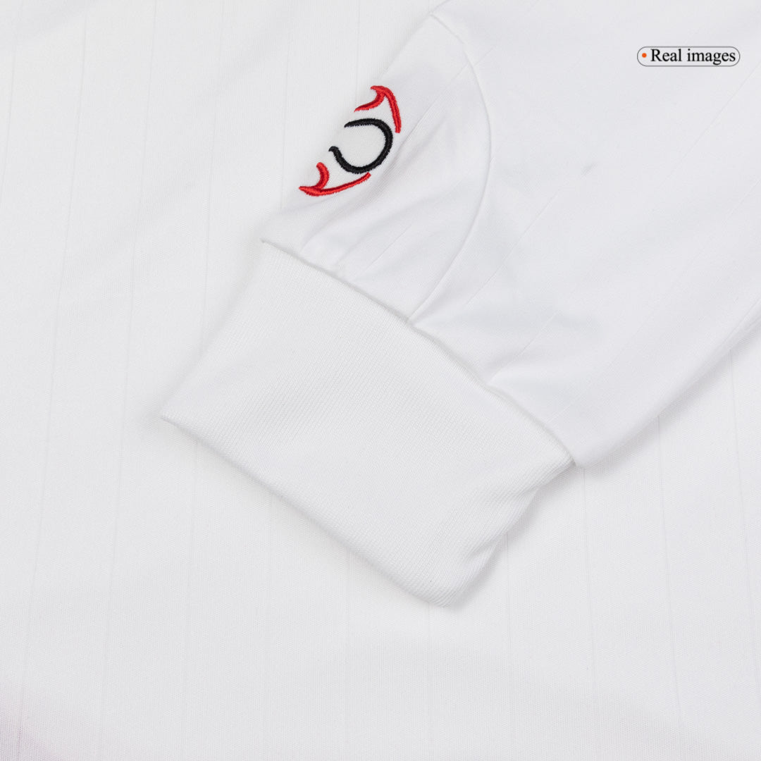 AC Milan Retro Langærmet Udebanetrøje 2006/07 – Billede 4
