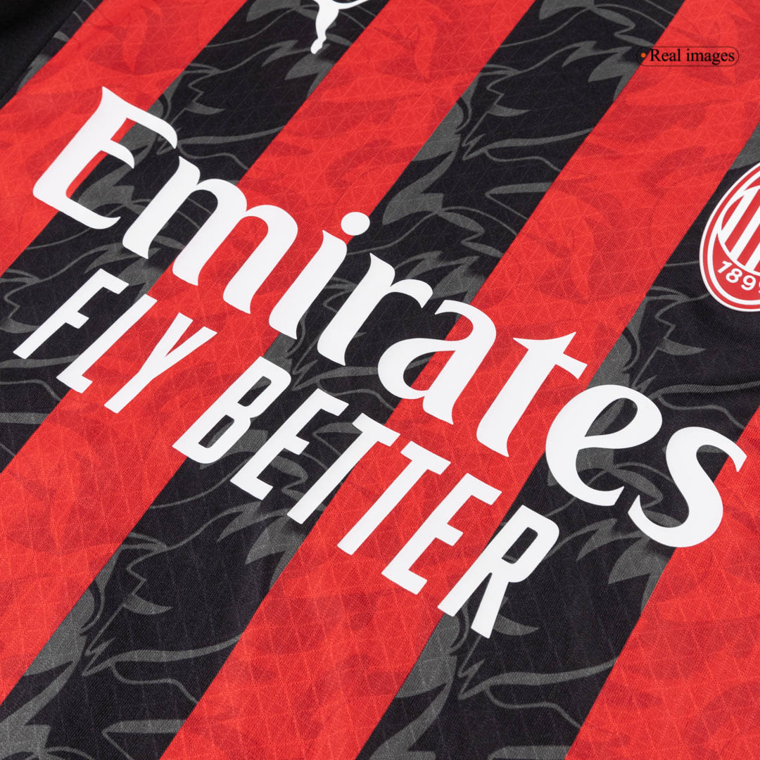 AC Milan Hjemmebanetrøje Spillerversion 2025/26 – Billede 7