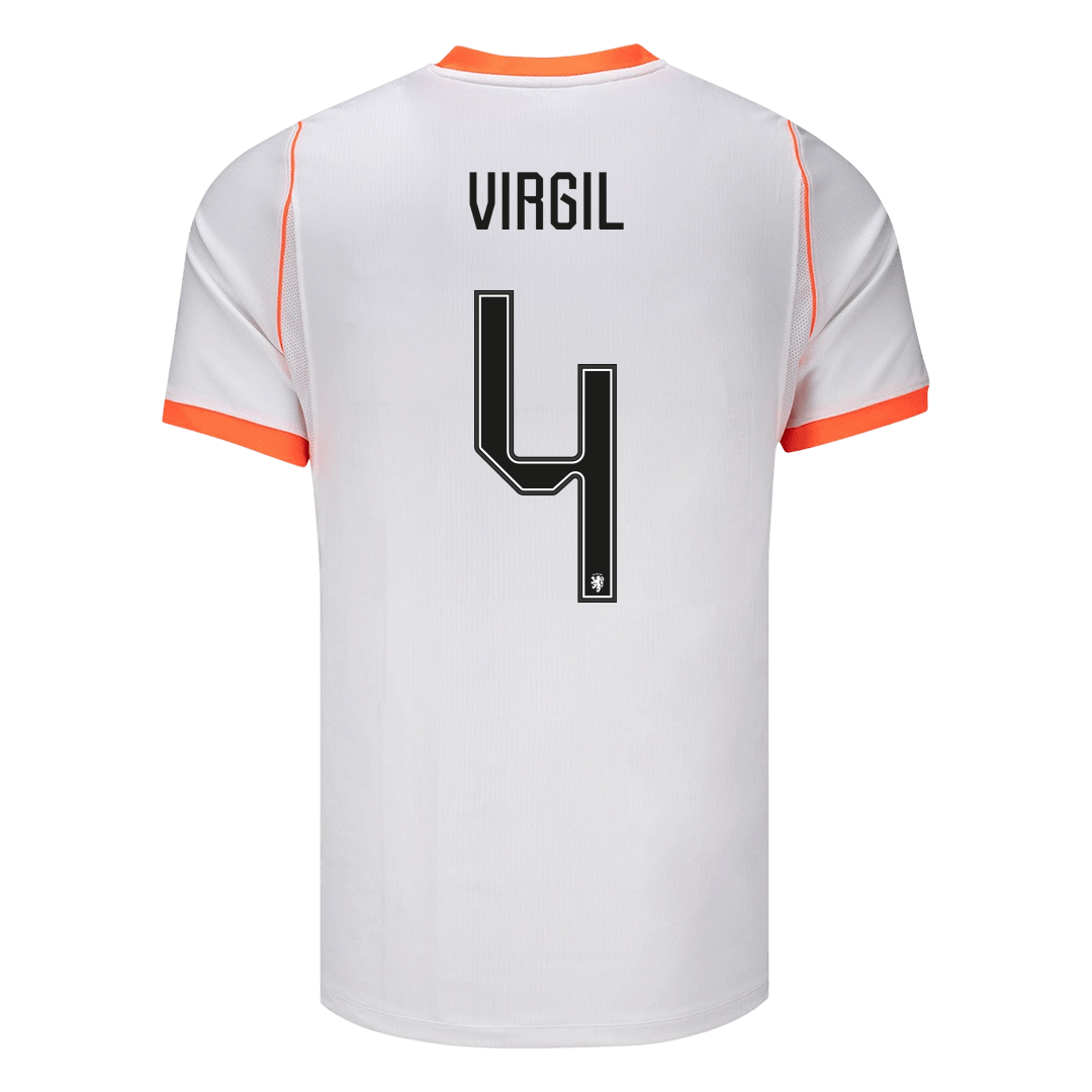 Netherlands World Cup Udebanetrøje 2026 VIRGIL #4 – Billede 3