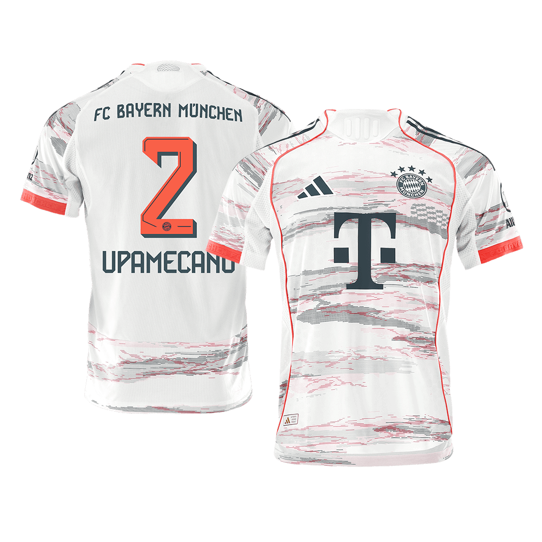 Bayern Munich Udebanetrøje Spillerversion 2025/26 UPAMECANO #2