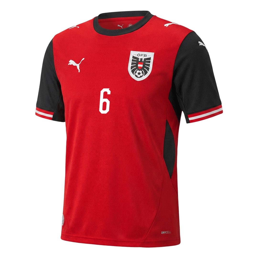 Austria World Cup Hjemmetrøje 2026 SEIWALD #6 – Billede 10