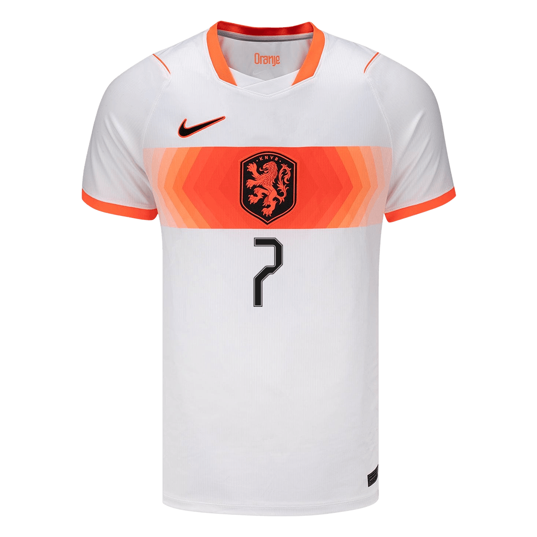 Netherlands World Cup Udebanetrøje 2026 XAVI #7 – Billede 2