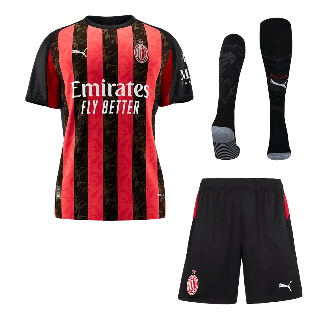 AC Milan Hjemmebanesæt 3-dele 2025/26 [PREMIUM]