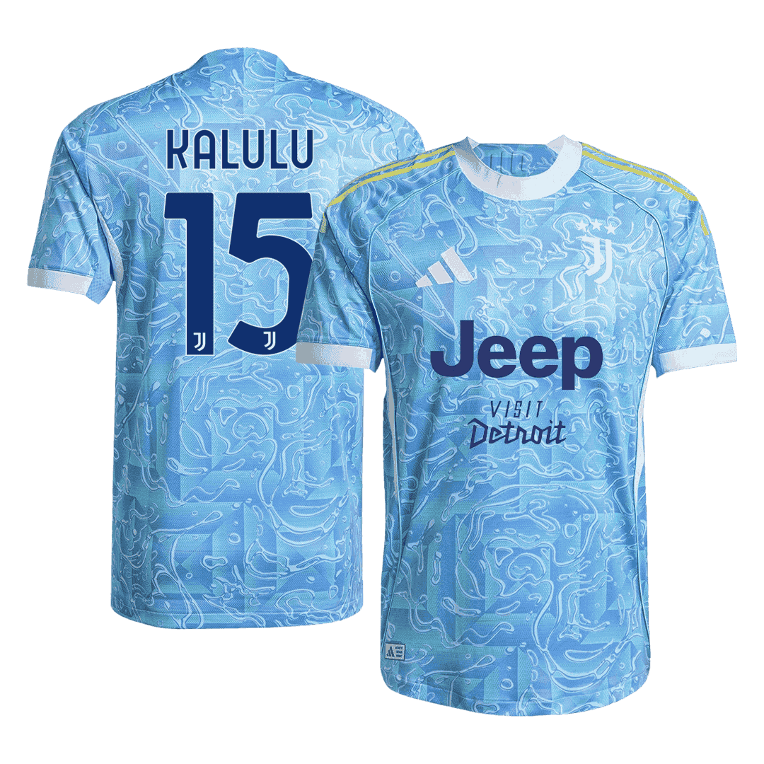 Juventus Udebanetrøje Spillerversion 2025/26 KALULU #15